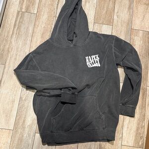 Source Unknown Men's Charcoal Gray 'Happy Valley' Crewneck Hoodie
